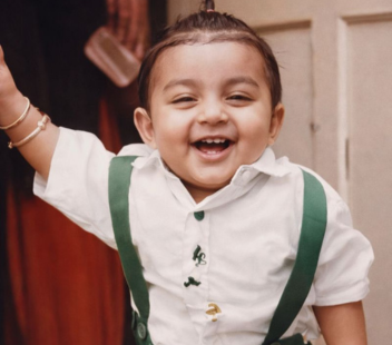 Amandipp as a toddler